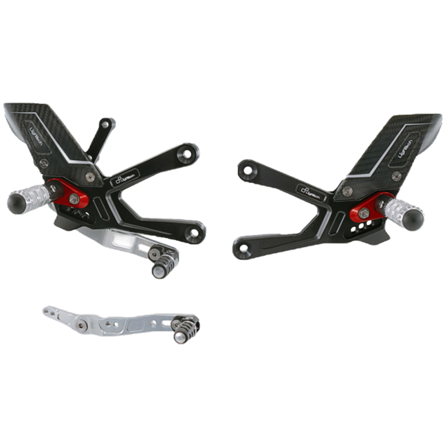 Footrest system R LighTech Yamaha YZF-R1/M RN32, RN49 & RN65 (15-26) FTRYA016R 