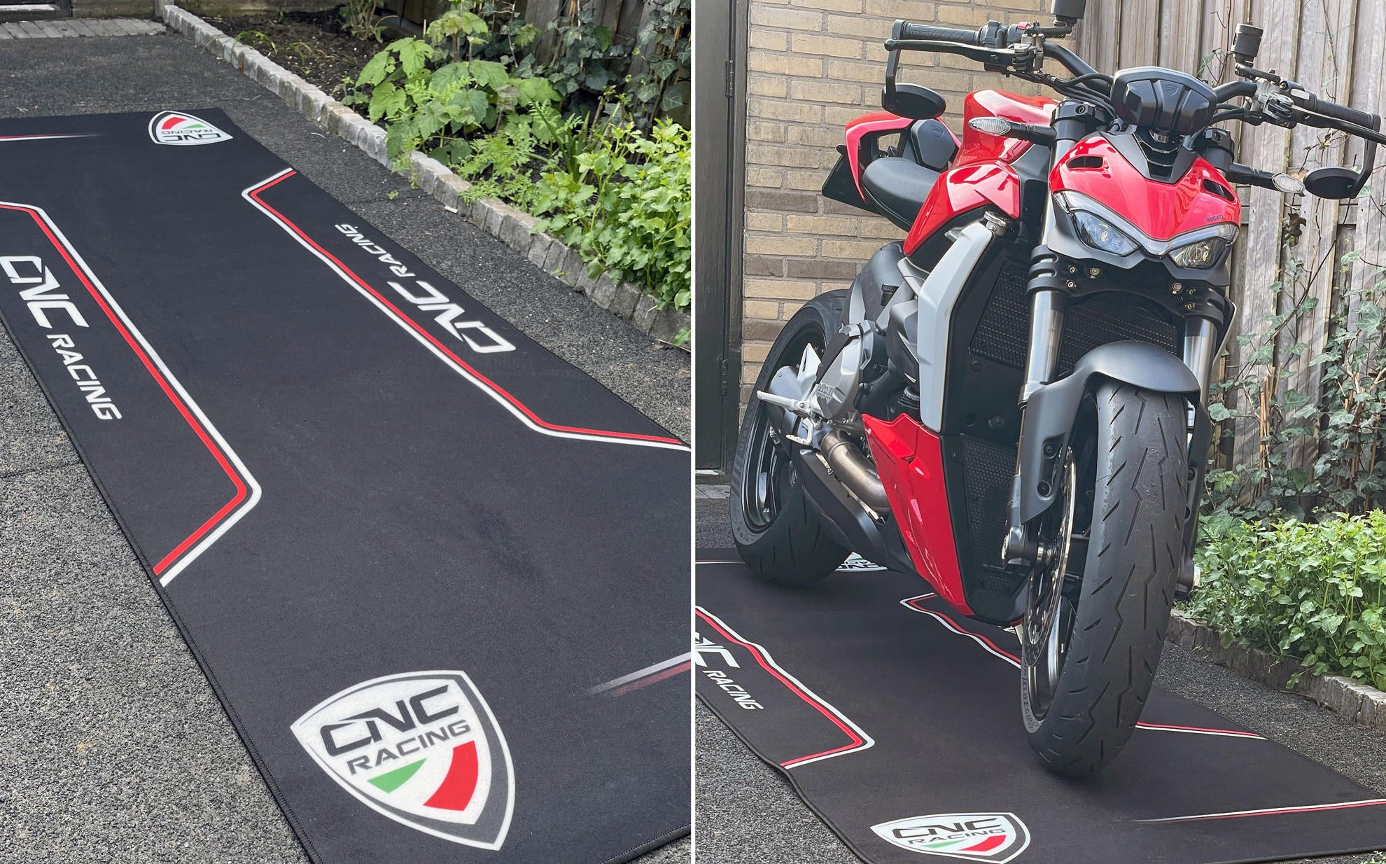 Motorcycle Box & Garage Mat 226 x 80 cm CNC Racing GA016B 