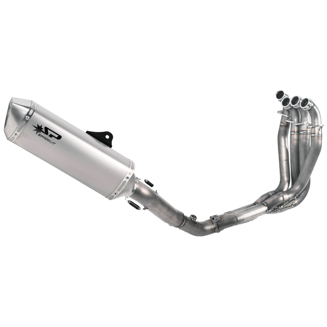 Sistema de escape completo de acero inoxidable Spark para Kawasaki ZX-10 R/RR (16-20) GKA8803T 