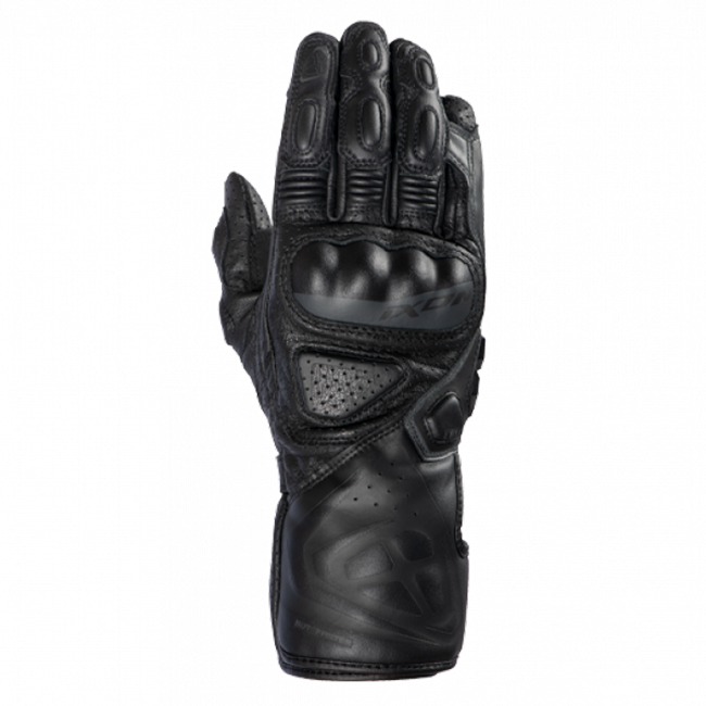 IXON GP5 Air L guantes de cuero de motocicleta | Mujer | Negro 