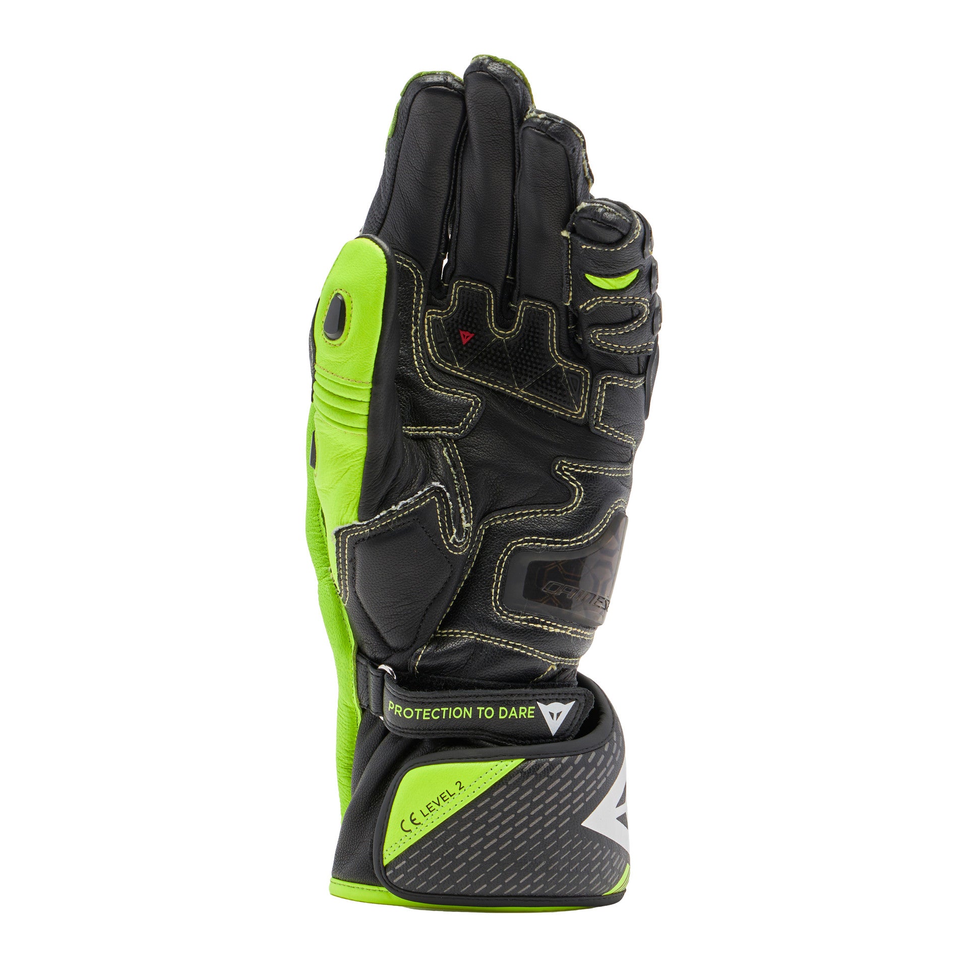 Dainese Full Metal 7 Racing Motorcycle Leather Gloves | Men's | Neon Yellow/Black 