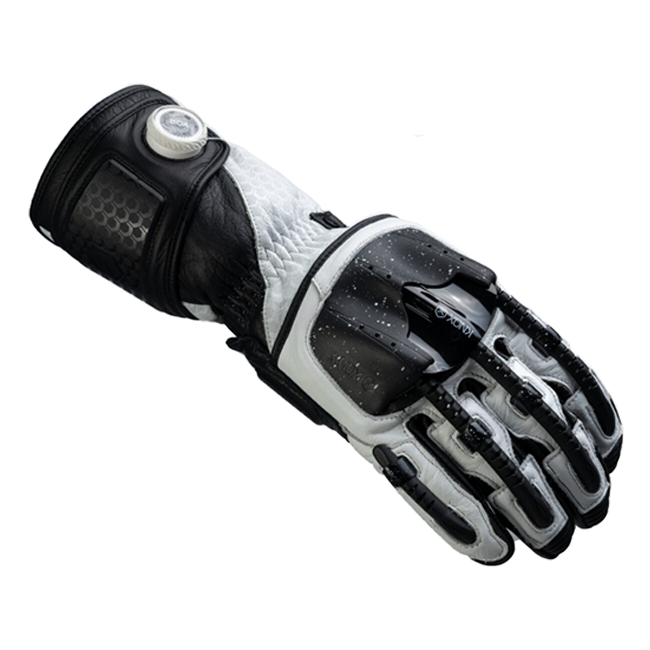 Knox Handroid MK5 Racing Leather Gloves | Men | Black/White | 11769404101 