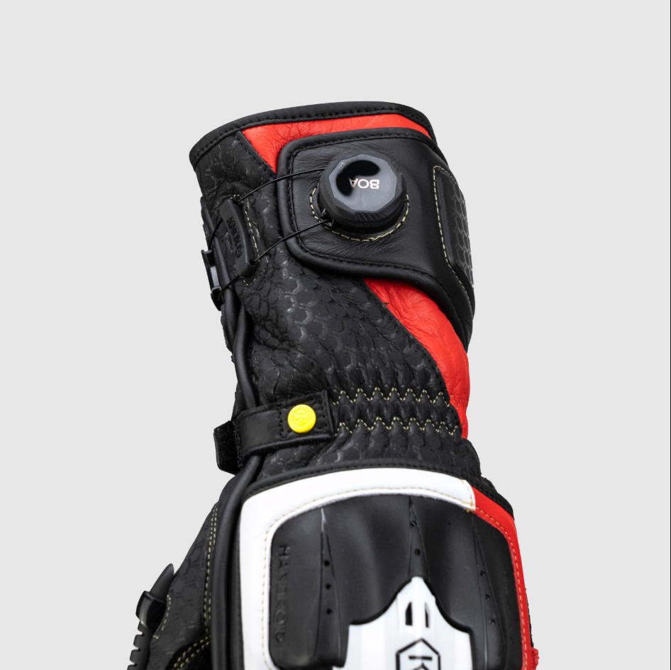 Knox Handroid MK5 Racing Lederhandschuhe | Herren | Rot | 11769404105