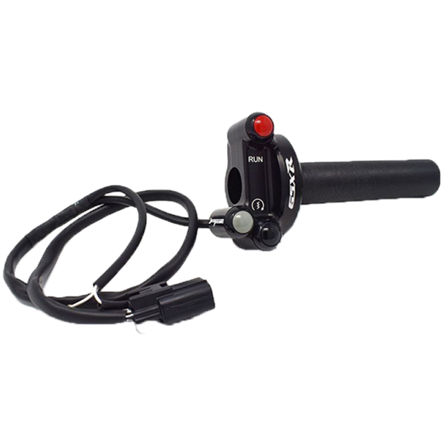 Gas grip housing with handlebar switch Jetprime Suzuki GSX-R 1000 (17-23) JP ACC 011