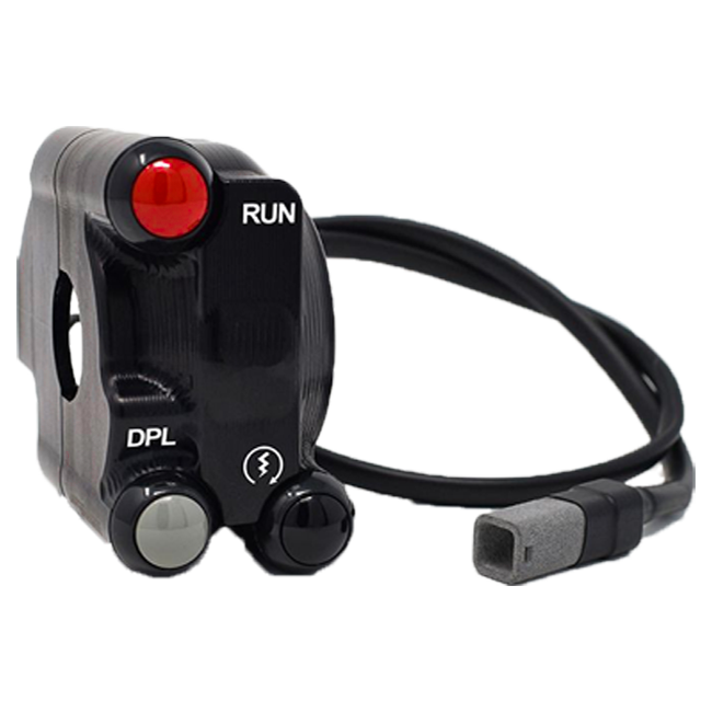 Gas grip housing with handlebar switch Jetprime Ducati Panigale V4/S (18-24) JP ACC 020