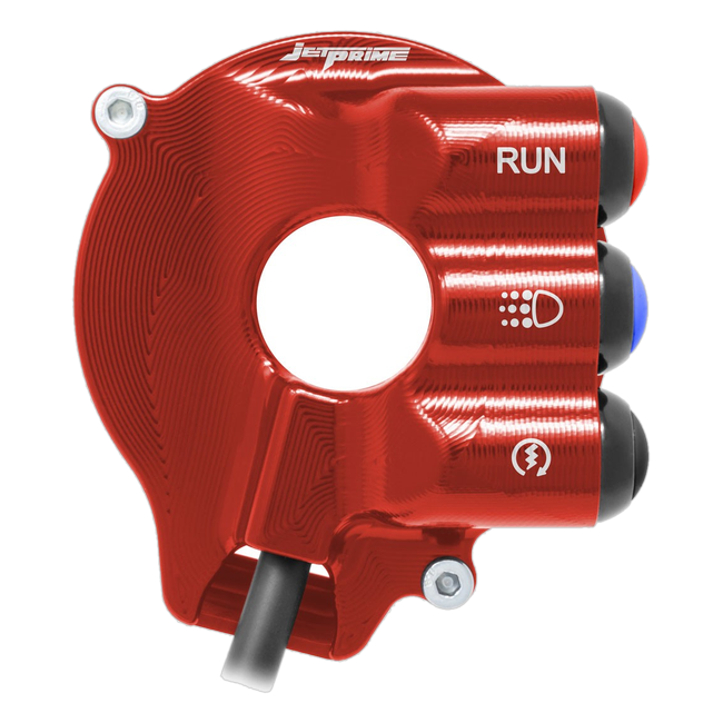 Gasgriffgehäuse mit integriertem Lenkerschalter JetPrime Aprilia RSV4 / RSV4 RR (17-20) JP CO AP009RV