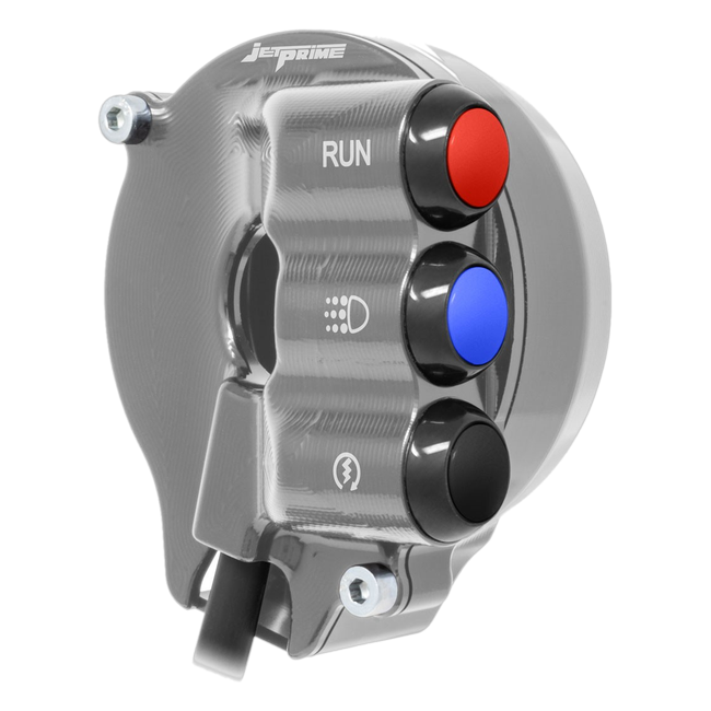 Gasgriffgehäuse mit integriertem Lenkerschalter JetPrime Aprilia RSV4 / RSV4 RR (17-20) JP CO AP009RV