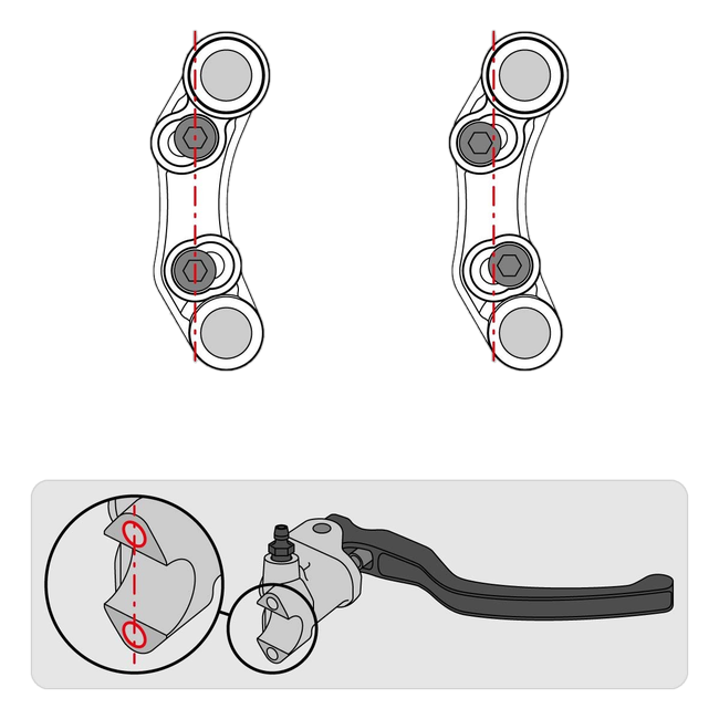 Lenkerschalter Street rechts JetPrime Ducati Panigale 1199 R (12-17) JP PD DU005 – universelles Lochbild