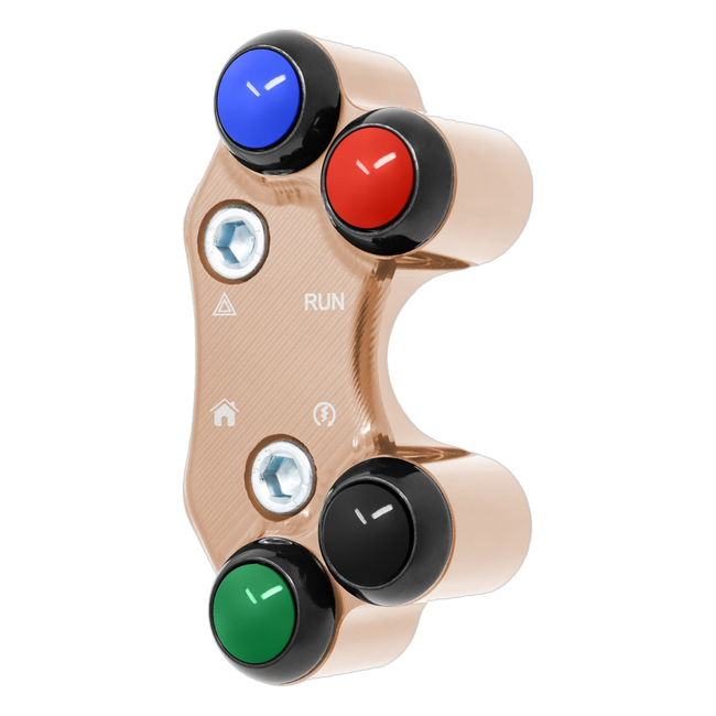 Lenkerschalter Street rechts JetPrime Triumph Street Triple 765 R (17-19) JP PLDB 039 – versetztes Lochbild