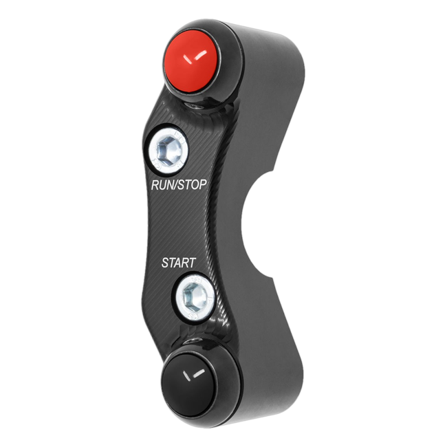 Lenkerschalter SuperSport rechts JetPrime Ducati Panigale V2 955 (20-24) JP SPDB 006 – für Mectronik-Dashboard, versetztes Lochbild