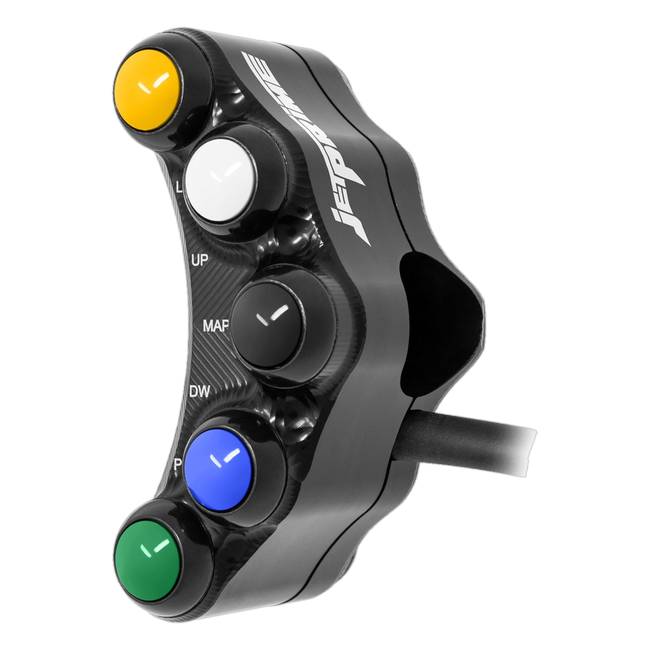 Lenkerschalter Superbike links JetPrime Ducati Panigale V4 R (19-24) JP SPS 020R – für Magneti-Marelli-Dashboard