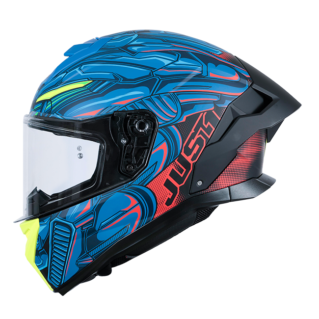 Just1 J-STR Helmet Titan Red / Blue / Black Matte 6030390214004 