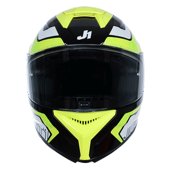 Just1 J-STR Helmet Union Neon Yellow / Black Gloss 6030390191001 