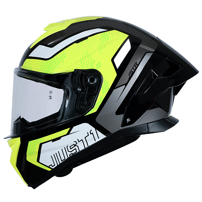 Just1 J-STR Helmet Union Neon Yellow / Black Gloss 6030390191001 