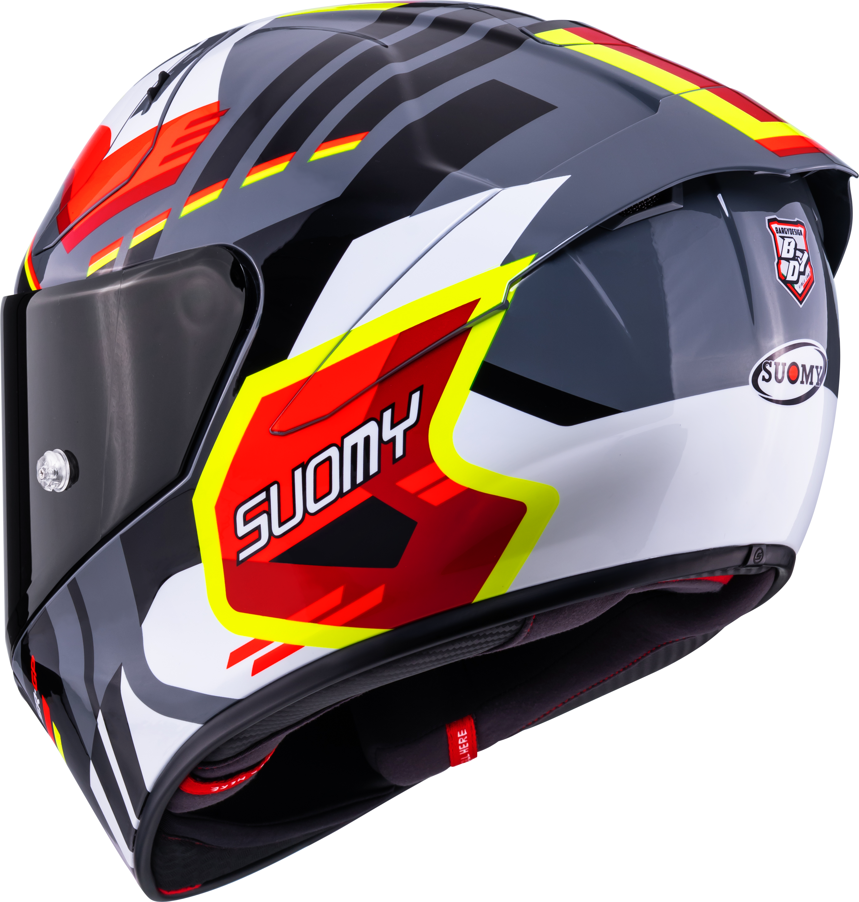 Suomy SR-GP Evo Helmet Infrared White/Black/Red K6S20024 
