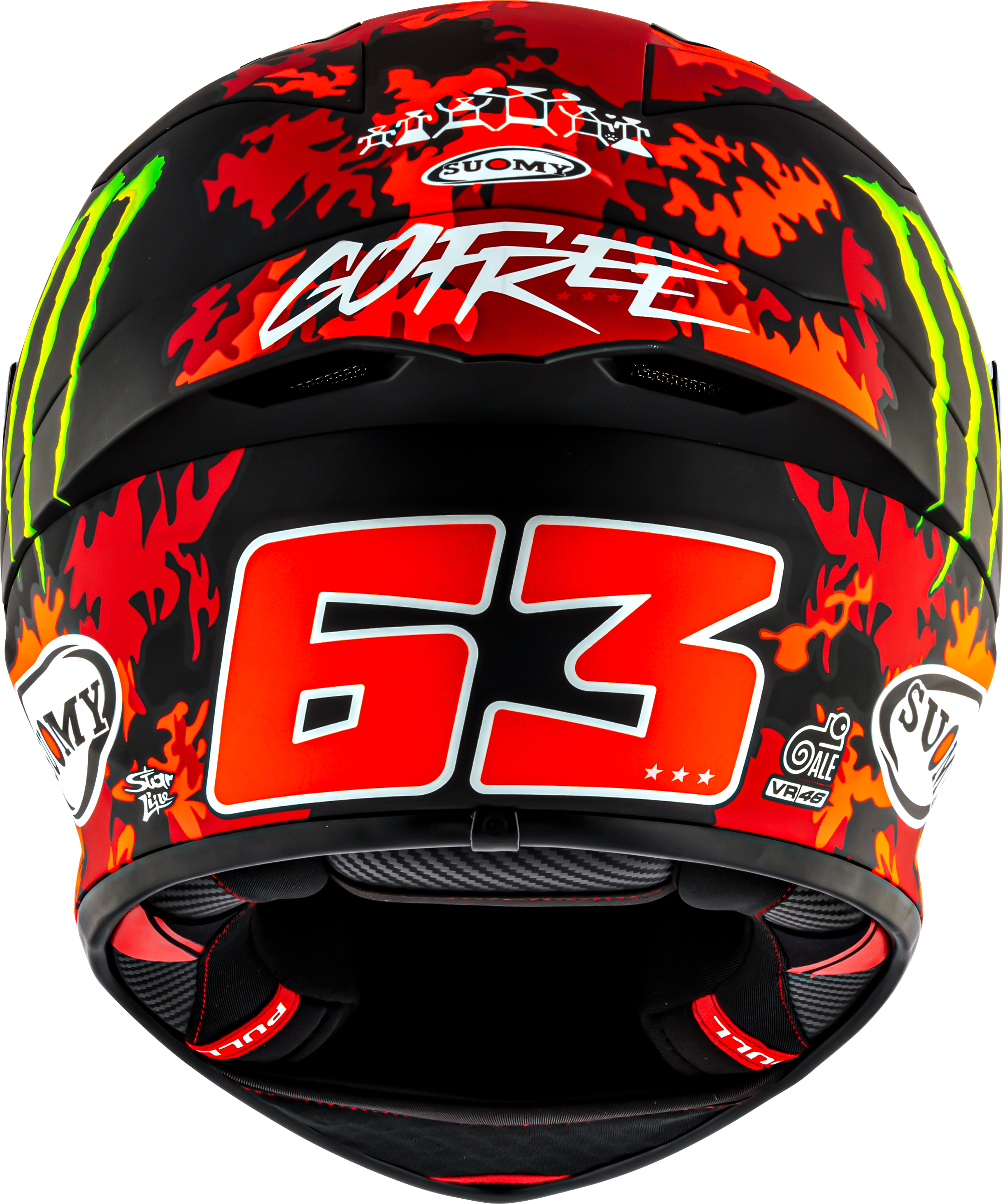 Suomy S1-XR GP Casco Francesco Pecco Bagnaia Replica Monster 2025 K6SX0017 