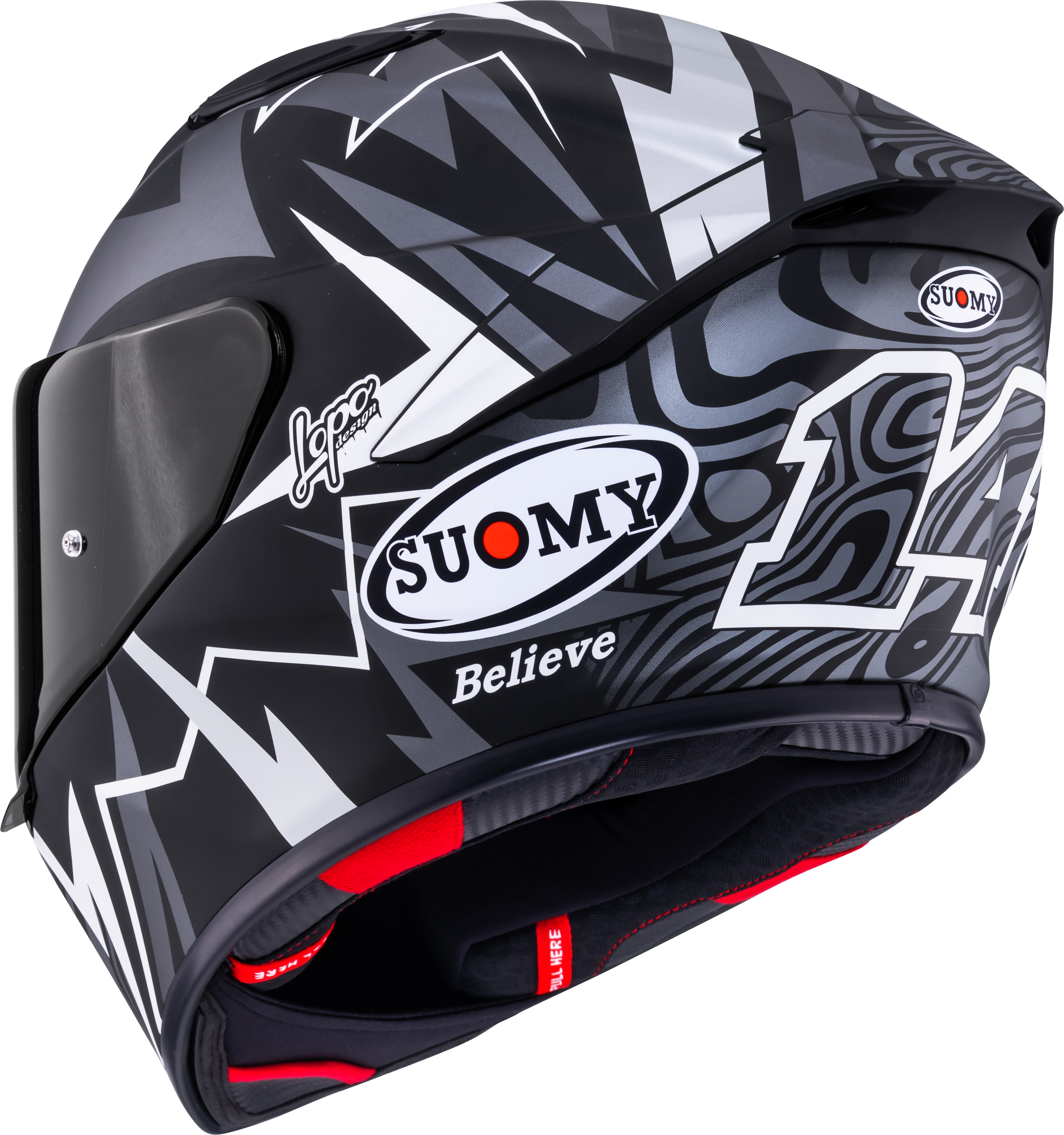 Suomy Track-1 Casco Mate Replica de Sam Lowes Edición de Invierno 2025 K6T10021 