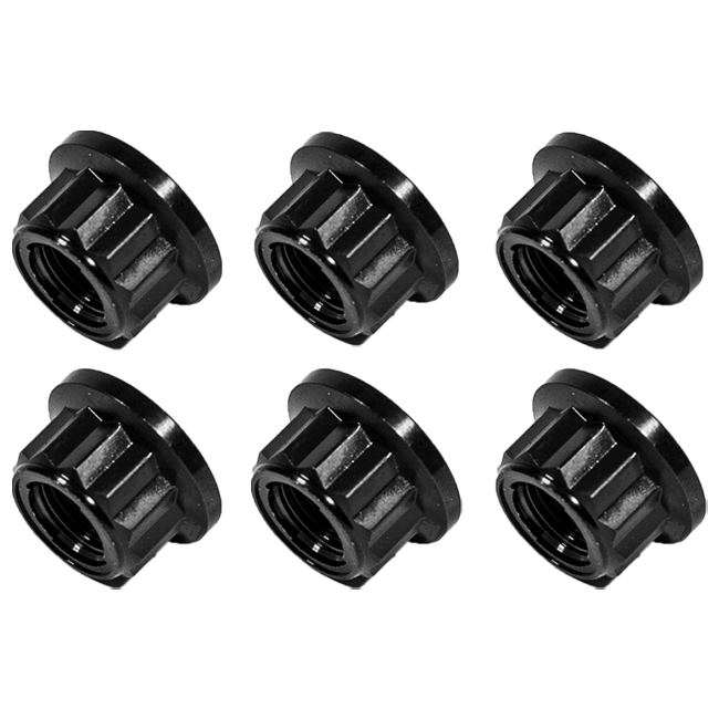 Kit de tuercas de titanio M10x1,25 12 caras portacorona Ducati Panigale V4/S/R (18-24) 