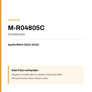 Akrapovic Schalldämpfer Aprilia RSV4 (15-16) M-R04805C — Platzhalter, kein Herstellerfoto verfügbar