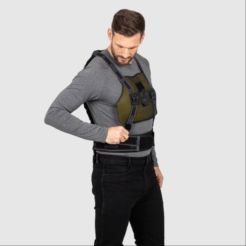 Knox Micro-Lock Protector de pecho | Hombre | Negro | 1014729044180 