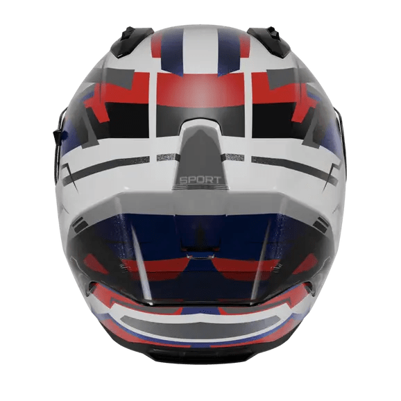 Casco Nolan N60-6 Sport Corsa Blanco / Azul / Rojo / Acabado Mate 355 