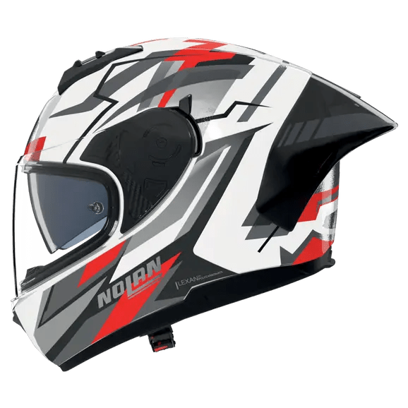 Nolan N60-6 Sport Helmet Corsa White / Black / Red / Metal Finish 356 