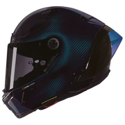 Nolan X-804 RS Helm Ultra Carbon Glossy Blue Liquido 328