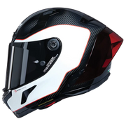 Nolan X-804 RS Helmet Ultra Carbon White/Red Asso di Picche 343 