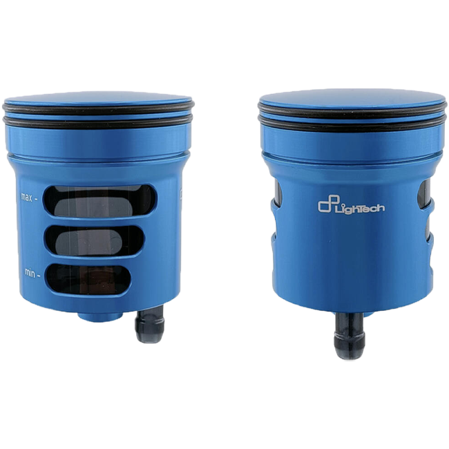Lightech brake & clutch oil container 30cm³- CNC aluminum, colored | Universal Reservoir for motorcycles