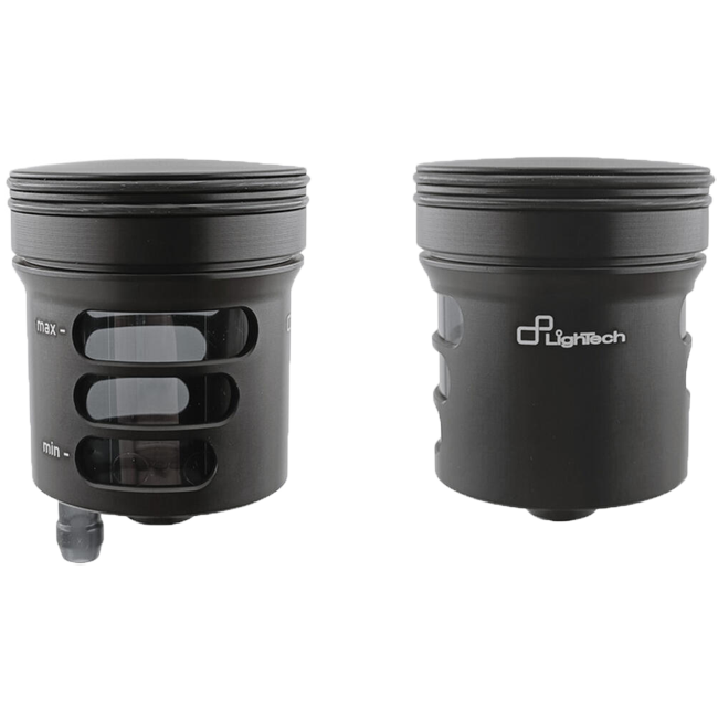 Lightech brake & clutch oil container 30cm³- CNC aluminum, colored | Universal Reservoir for motorcycles