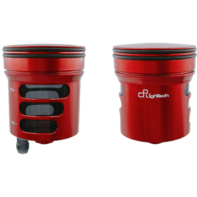Lightech brake & clutch oil container 30cm³- CNC aluminum, colored | Universal Reservoir for motorcycles