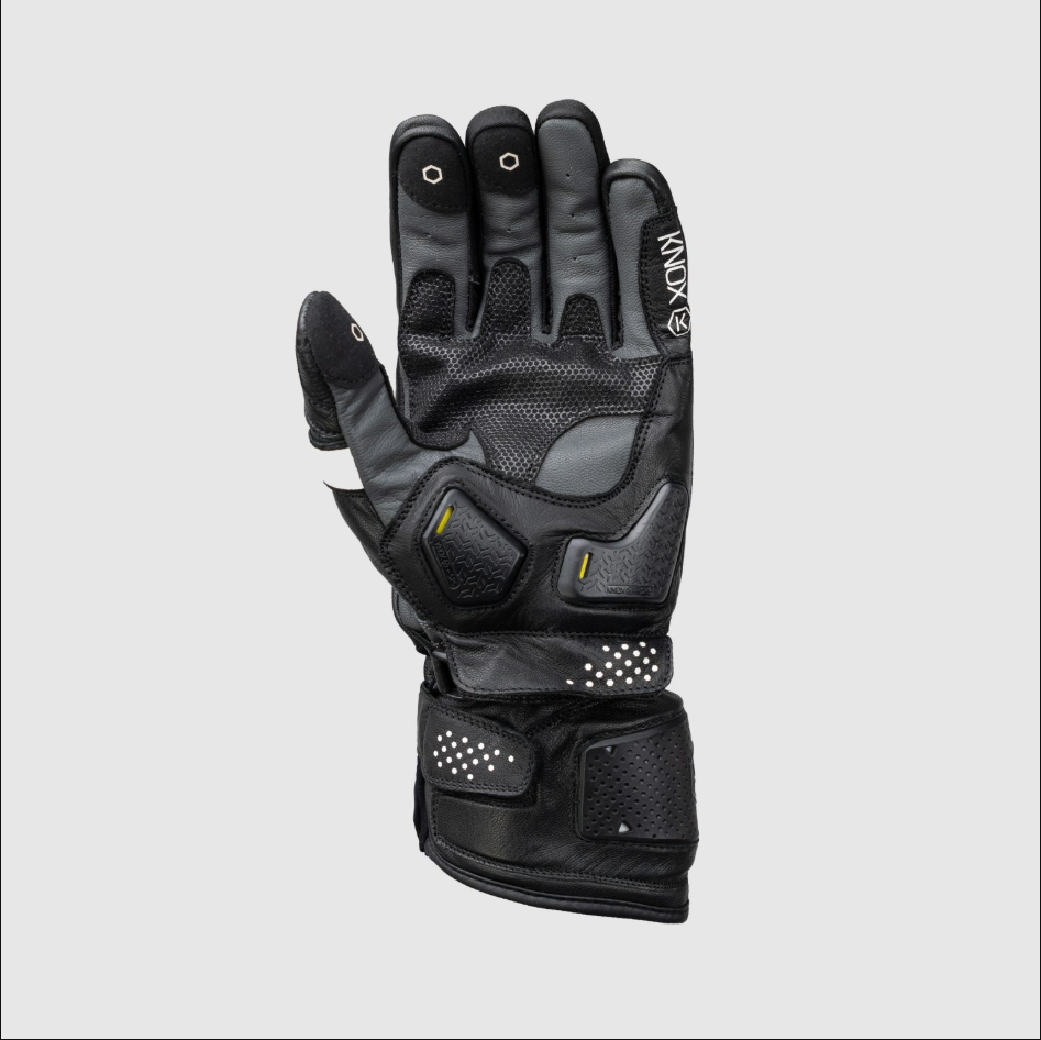 Knox Oulton MK2 Sport Leather Gloves | Men | Black/White | 1011352160050 