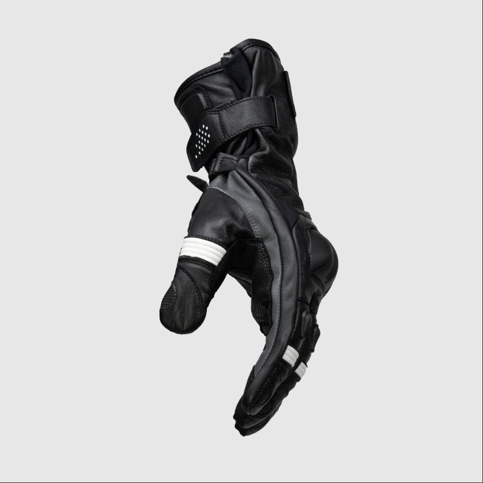 Knox Oulton MK2 Sport Leather Gloves | Men | Black/White | 1011352160050 