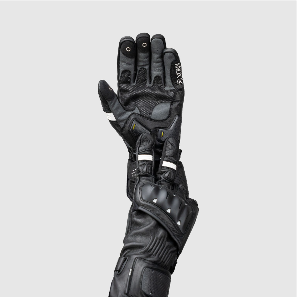 Knox Oulton MK2 Sport Leather Gloves | Men | Black/White | 1011352160050 