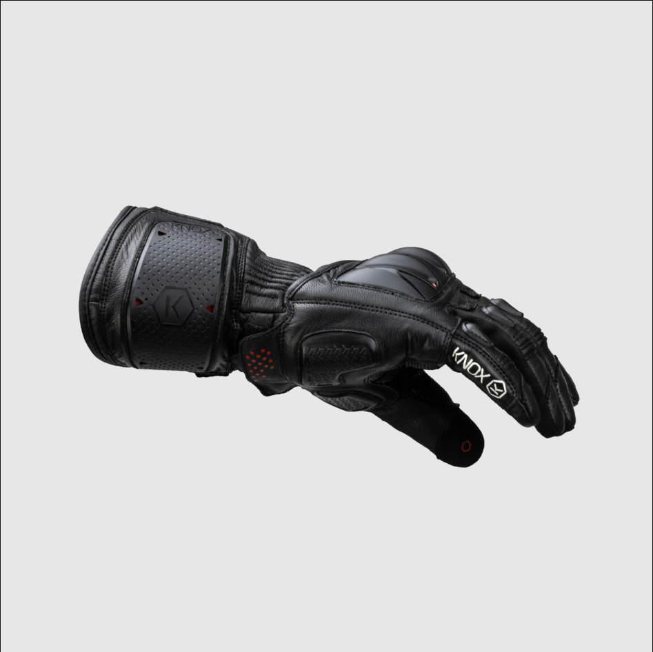 Knox Oulton MK2 Sport Leather Gloves | Men | Black/Red | 1011352110030 