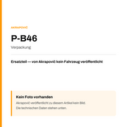 Akrapovic Verpackung P-B46 — Platzhalter, kein Herstellerfoto verfügbar