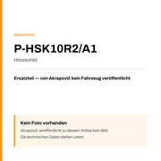 Akrapovic Hitzeschild P-HSK10R2/A1 — Platzhalter, kein Herstellerfoto verfügbar