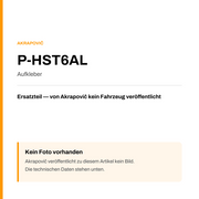 Akrapovic Aufkleber P-HST6AL — Platzhalter, kein Herstellerfoto verfügbar