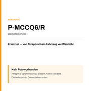 Akrapovic Dämpferschelle P-MCCQ6/R — Platzhalter, kein Herstellerfoto verfügbar