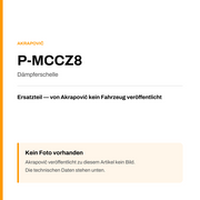 Akrapovic Dämpferschelle P-MCCZ8 — Platzhalter, kein Herstellerfoto verfügbar