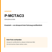 Akrapovic Dämpferschelle P-MCTAC3 — Platzhalter, kein Herstellerfoto verfügbar
