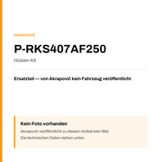 Akrapovic Hülsen-Kit P-RKS407AF250 — Platzhalter, kein Herstellerfoto verfügbar