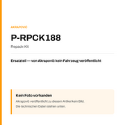 Akrapovic Repack-Kit P-RPCK188 — Platzhalter, kein Herstellerfoto verfügbar