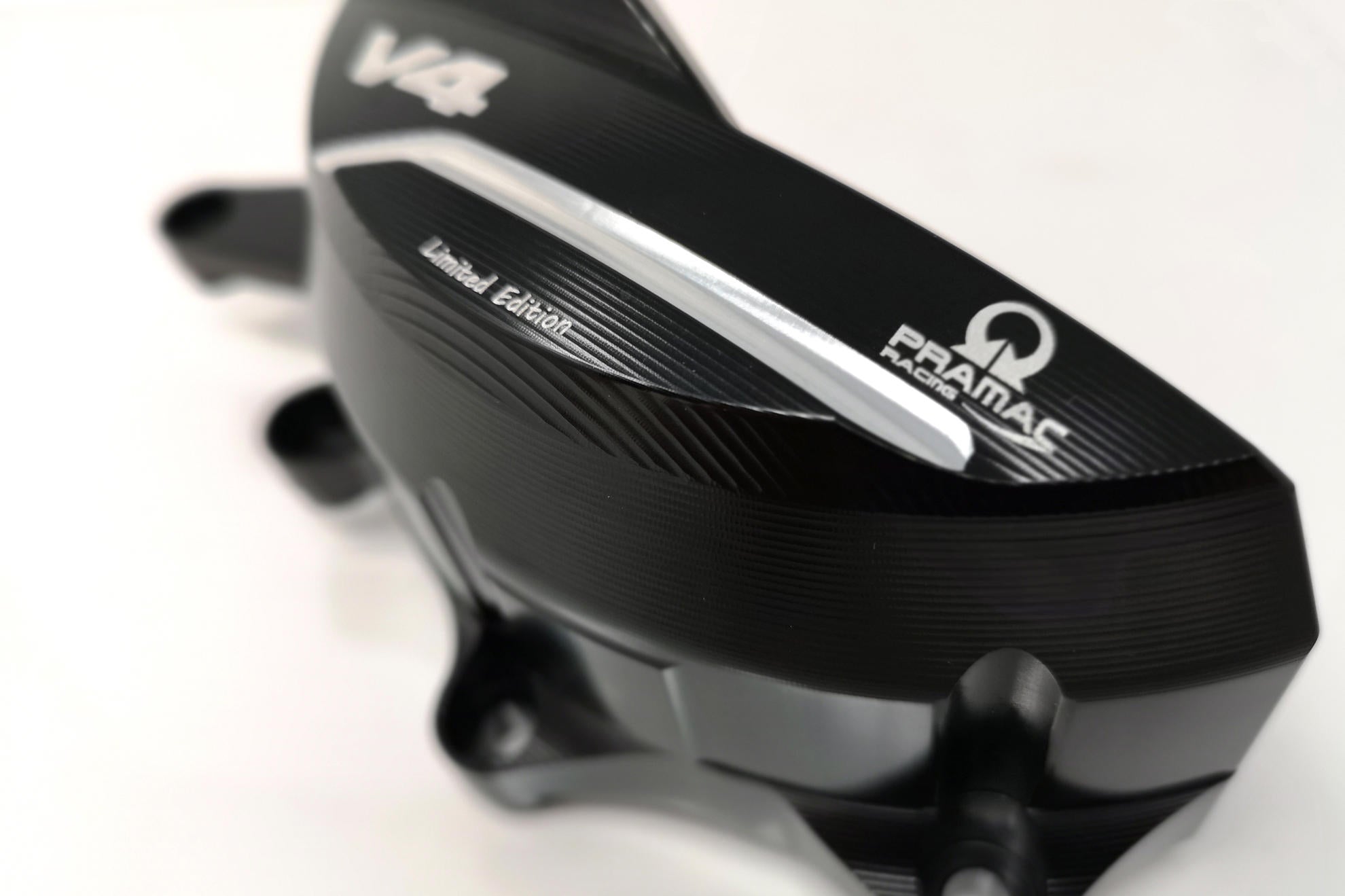 Aluminum alternator protector cover Pramac Racing Limited Edition CNC Racing Ducati Panigale V4/S (2025) PR311BPR 