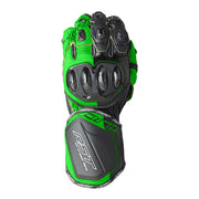 RST Pro Series GP D3O Motorcycle Leather Gloves | Men | Green/Black | 103715 