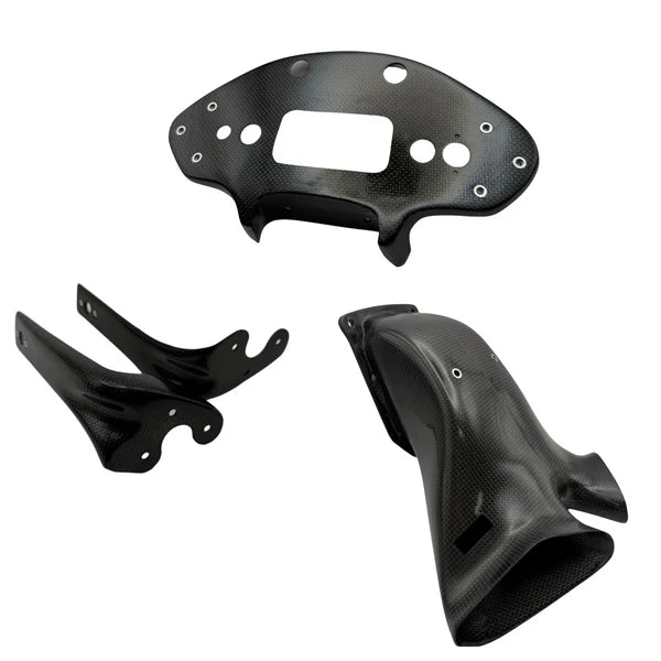 Carbon instrument holder + air duct Feel Racing Ducati Panigale V2 955 (20-24) FR.495.112.C 