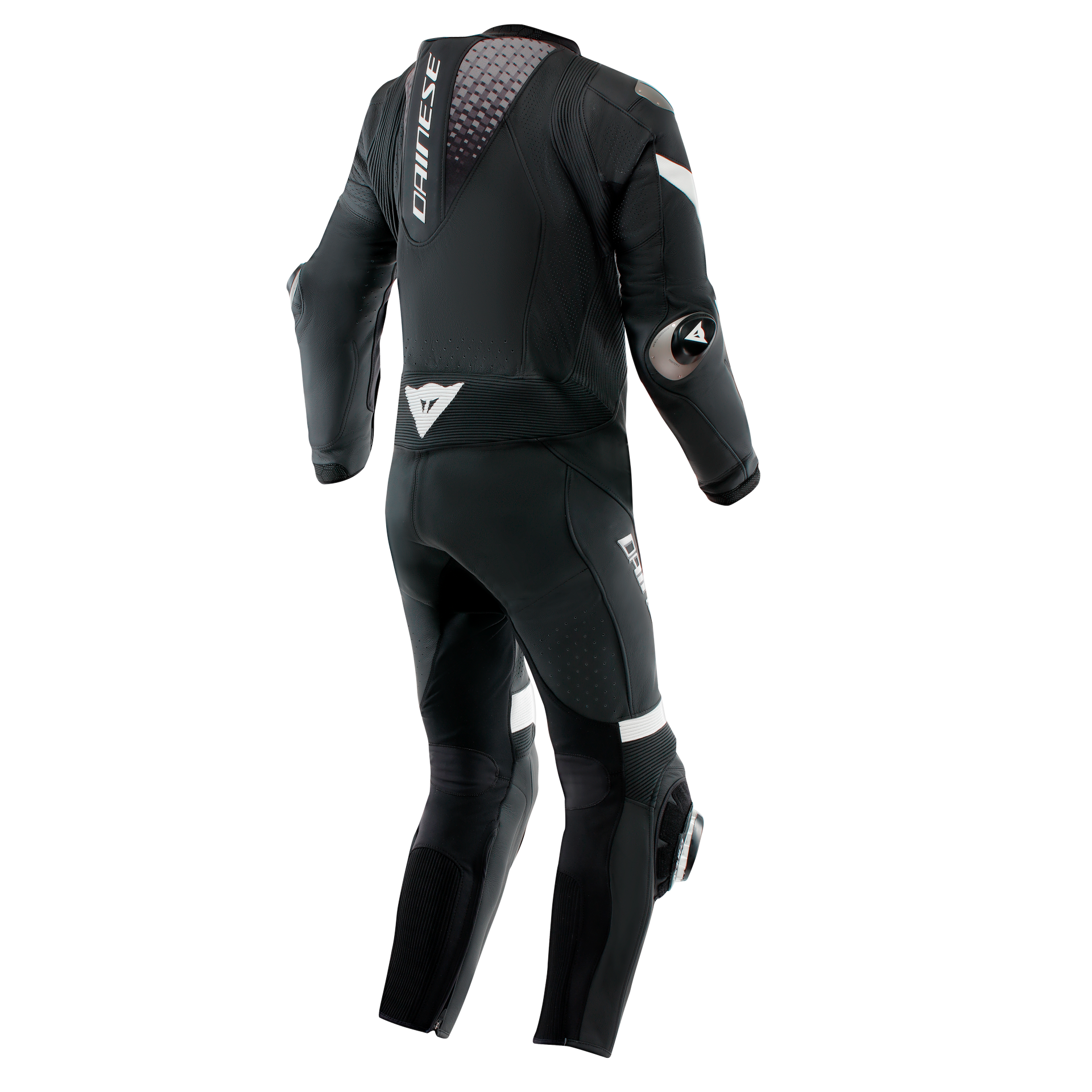 Dainese Laguna SECA 6 one -piece leather combination - perforated racing suit | Men | Black-and-white