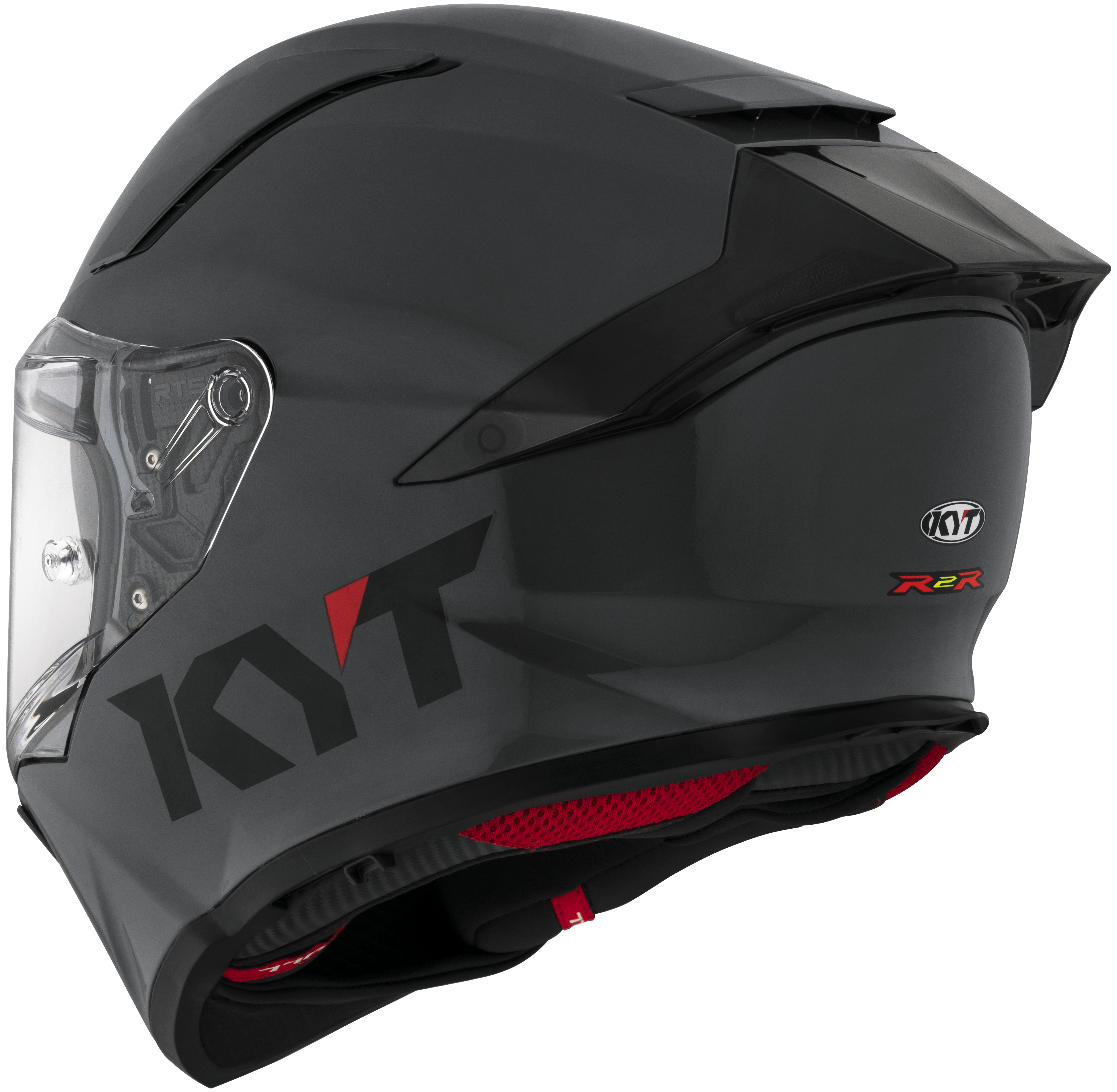 KYT R2R Casco Plano Gris Y6R200W1 