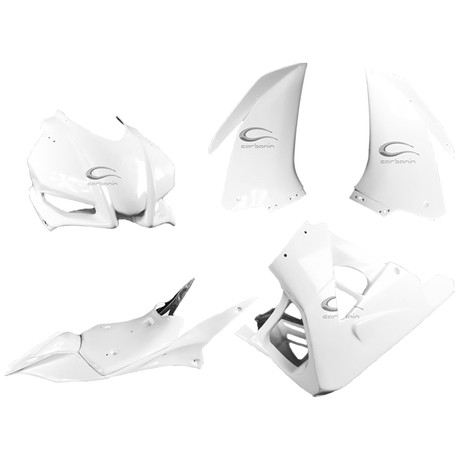 Juego completo de carenado Avio Fiber para Aprilia RSV4/RR/RF/1100 Factory (15-20) Carbonin 