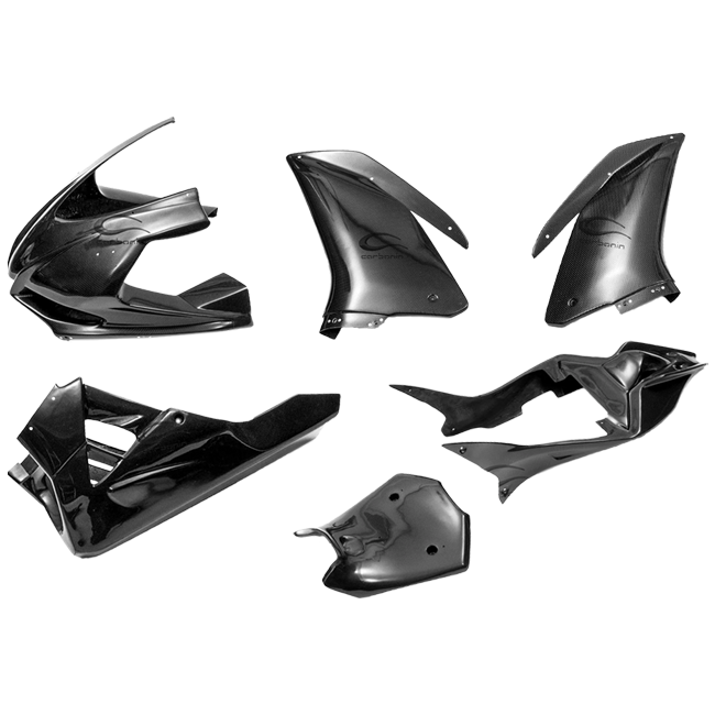Juego completo de carenado de carbono Aprilia RSV4/RR/RF/1100 Factory (15-20) Carbonin 